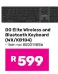 Elite -  Wireless and Bluetooth Keyboard (WX/KB104)