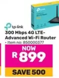 TP-LINK - 4G LTE-Advanced Wi-Fi Router