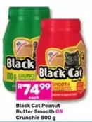 Black Cat - Peanut Butter Smooth OR Crunchie