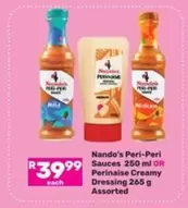Nando's - Peri-Peri Sauces OR Perinaise Creamy Dressing