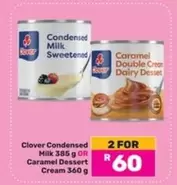 Clover - Condensed Milk or Caramel Dessert Cream