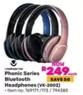 Volkano - Phonic Series Bluetooth Headphones (VK-2002)