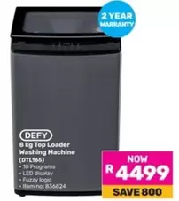Defy - Top Loader Washing Machine (DTL165)