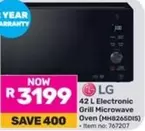 LG - Electronic Grill Microwave Oven (MH8265DIS)