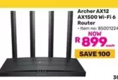 AX12 AX1500 Wi-Fi 6 Router