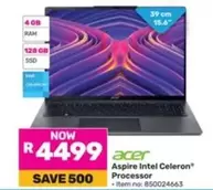 Acer - Aspire Intel Celeron Processor