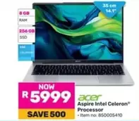 Acer - Aspire Intel Celeron Processor