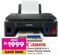Canon - Pixma G2410 3-in-1 Colour Printer (02410)