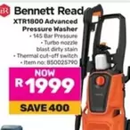 Switch - XTR1800 Advanced Pressure Washer