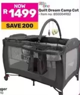 Quilt Dream Camp Cot