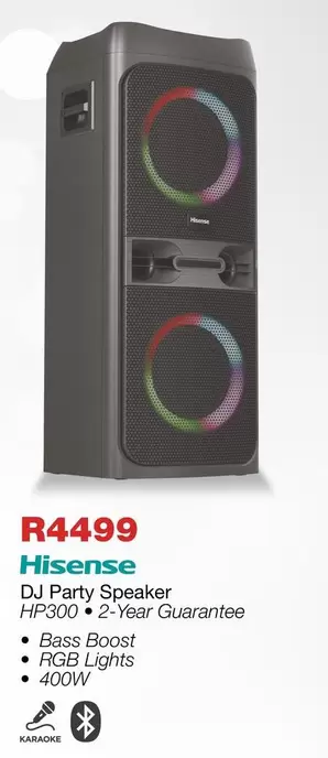 Hisense - DJ Party Speaker HP300