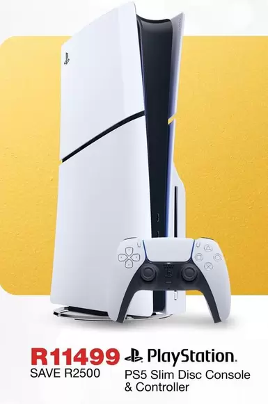 PS5 Slim Disc Console & Controller