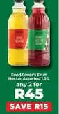 Fruit Nectar Assorted 1.5 L