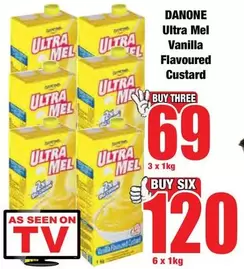 Danone - Ultra Mel Vanilla Flavoured Custard