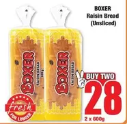 Boxer - Raisin Bread