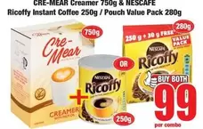 Nescafé - Creamer, Ricoffy Instant Coffee