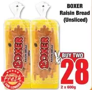 Boxer - Raisin Bread