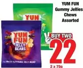 Gummy Jellies Chews Assorted