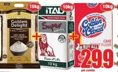 Golden Delight - Rice, Super Maize Meal, Cake Wheat Flour