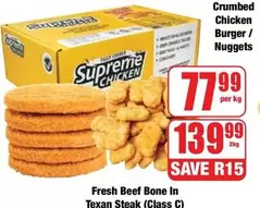 Supreme - Crumbed Chicken Burger / Nuggets