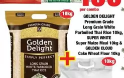 Excella - Super Maize Meal 10kg & Cake Wheat Flour 10kg & Long Grain Parboiled Rice 10kg