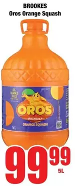 Brookes - Oros Orange Squash