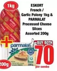 Eskort - French / Garlic Polony & Processed Cheese Slices