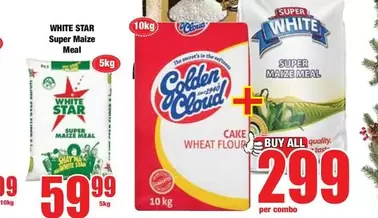 Golden Delight - Premium Grade Long Grain White Parboiled Thai Rice, Super Maize Meal, Cake Wheat Flour & Golden Brown Sugar