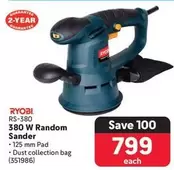 ryobi - 380 W Random Sander