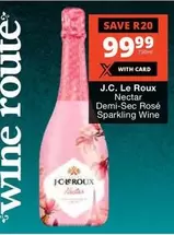 Nectar Demi-Sec Rosé Sparkling Wine