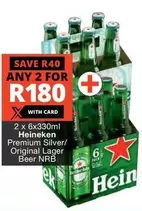 Heineken - Premium Silver/ Original Lager Beer NRB