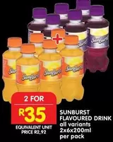 FLAVOURED DRINK