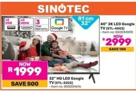 Sinotec - HD LED Google TV