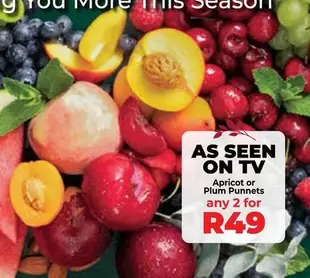 Apricot or Plum Punnet