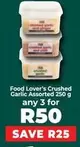 Crushed Garlic Assorted 250 g
