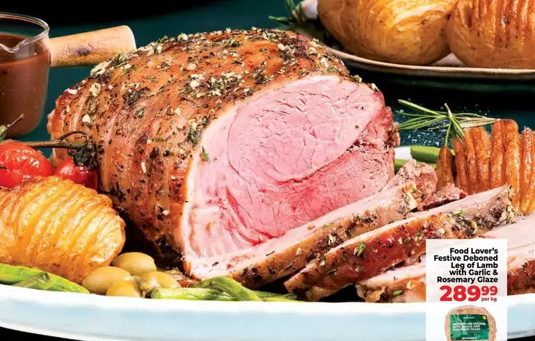 Festive Deboned Leg of Lamb