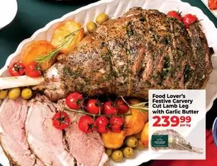 Festive Carvery Cut Lamb Leg