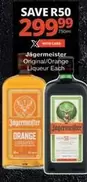 Jagermeister - Original/Orange Liqueur