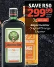 Jagermeister - Original/Orange Liqueur