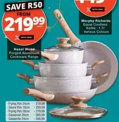 Pan - Hazel Wood Forged Aluminium Cookware Range