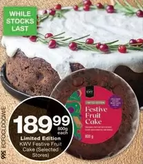 KWV - Festive Fruit Cake