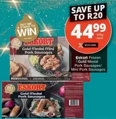 Eskort - Gold Medal Pork Sausages/ Mini Pork Sausages
