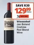 Jan Boland Coetzee Red Blend Wine