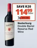 Nederburg - Double Barrel Reserve Red Wine