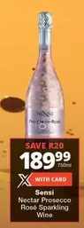Nectar Prosecco Rosé Sparkling Wine