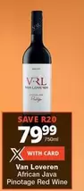 Van Loveren - African Java Pinotage Red Wine