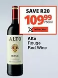 Alto - Rouge Red Wine