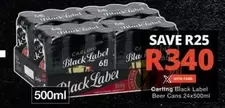 Carling - Black Label Beer Cans