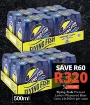 Flying Fish - Pressed Lemon Flavoured Beer Cans
