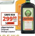 Jagermeister - Original/ Orange Liqueur
